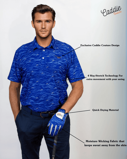 Blue Waves Performance Golf Polo