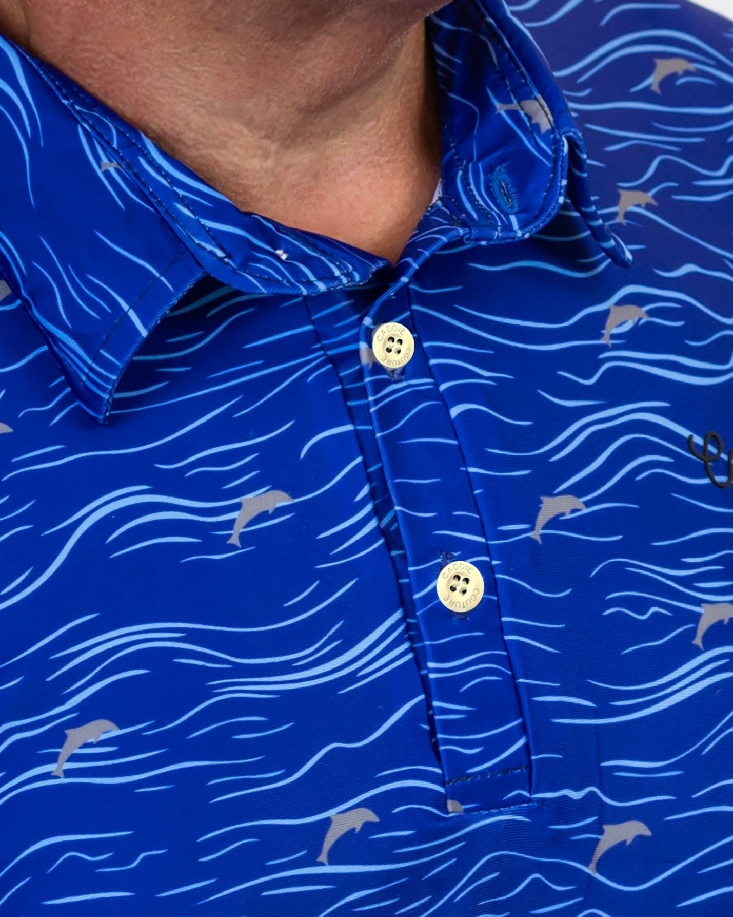 Blue Waves Performance Golf Polo
