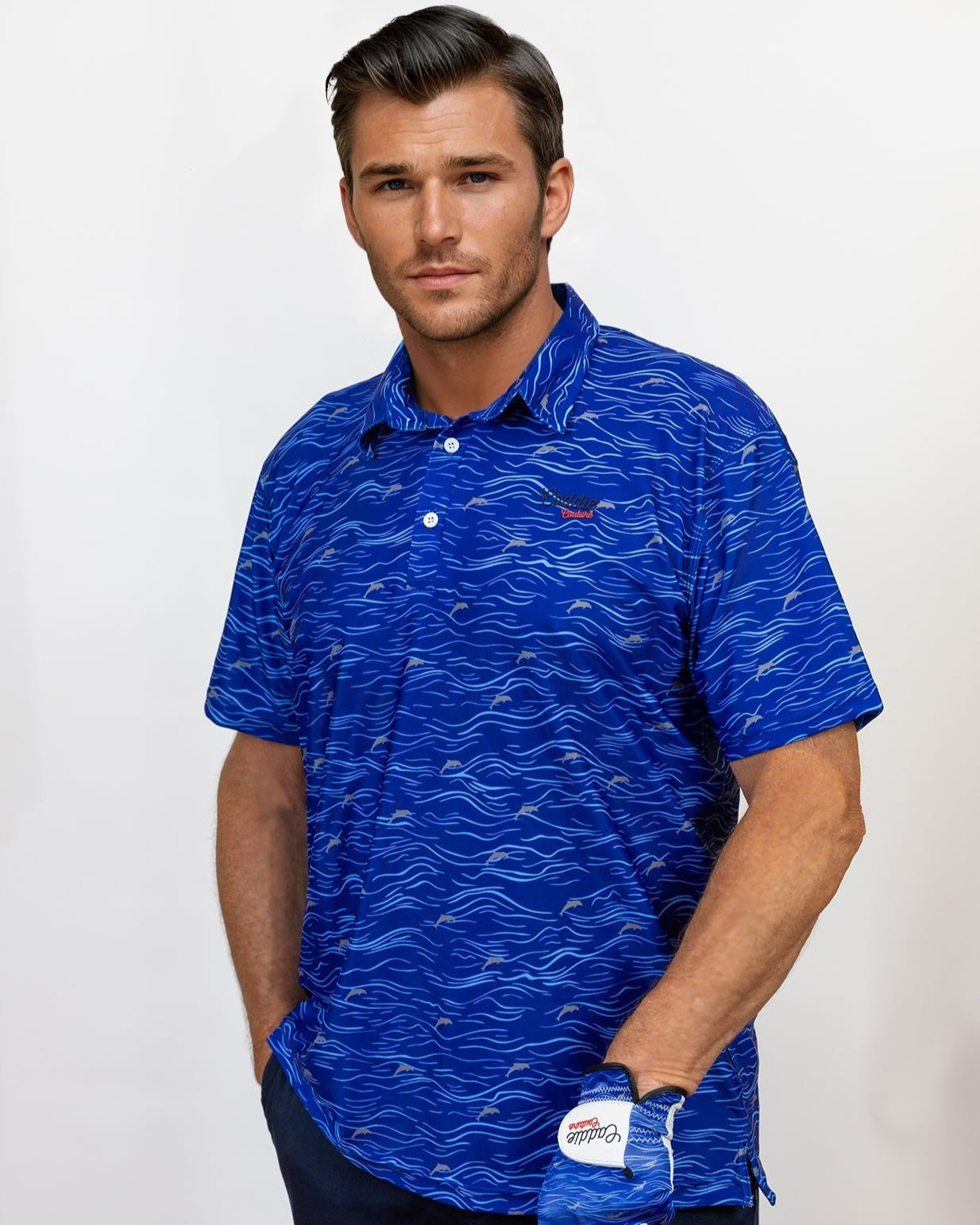 Blue Waves Performance Golf Polo