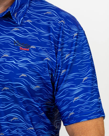 Blue Waves Performance Golf Polo