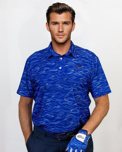 Blue Waves Performance Golf Polo
