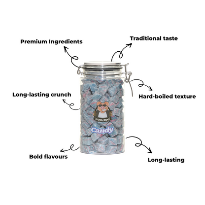 Bubblegum Cubes Candy Gifting Jar