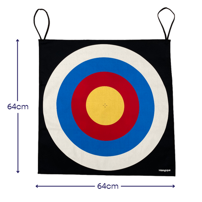 HANGUPZ 'Hit The Bullseye' Large Door-Hang Nerf Style Blaster Target Gift for Boys Girls