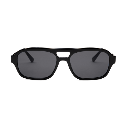 BURT Black Aviator Sunglasses by Messy Weekend