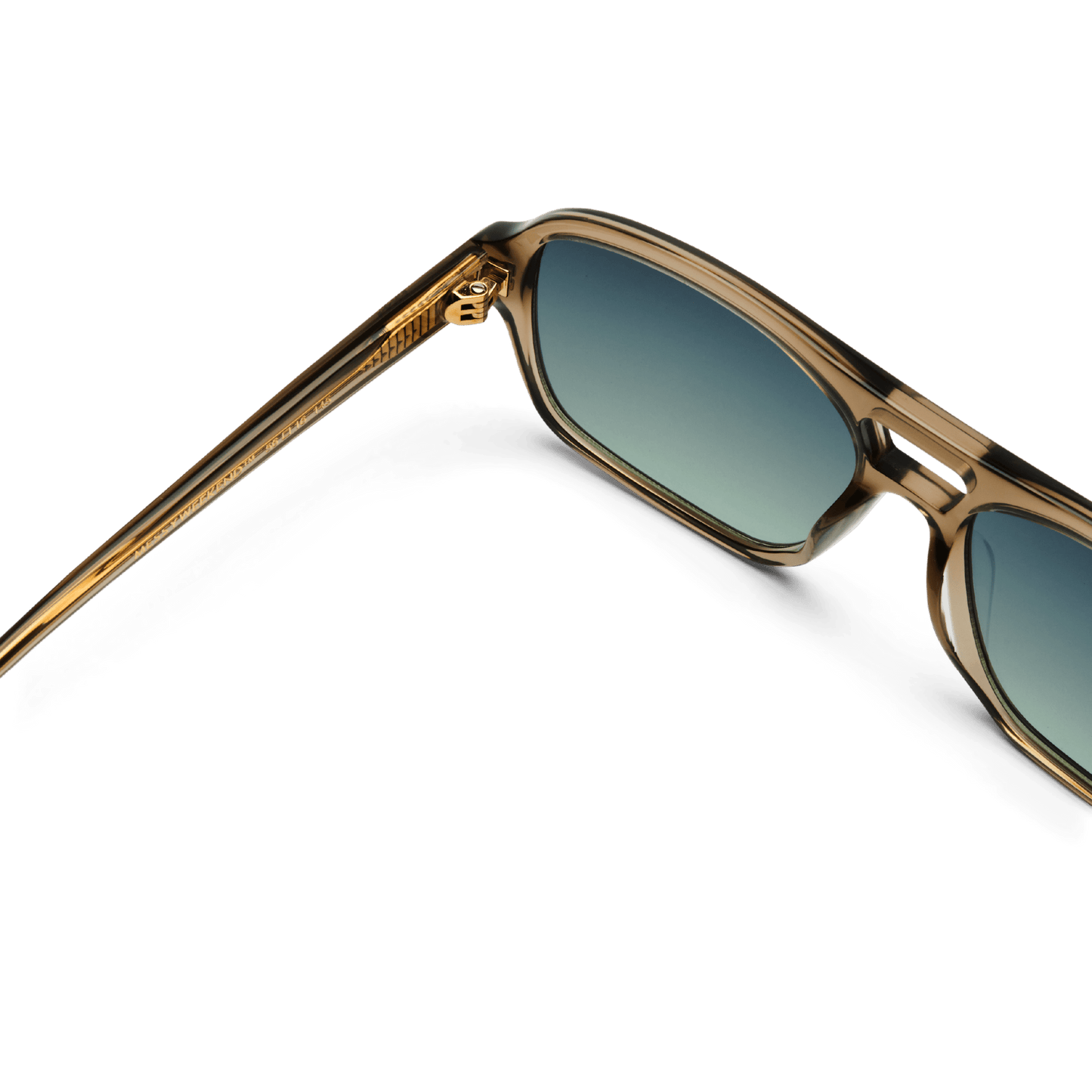 BURT Bottle Green Aviator Sunglasses by Messy Weekend