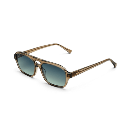 BURT Bottle Green Aviator Sunglasses by Messy Weekend