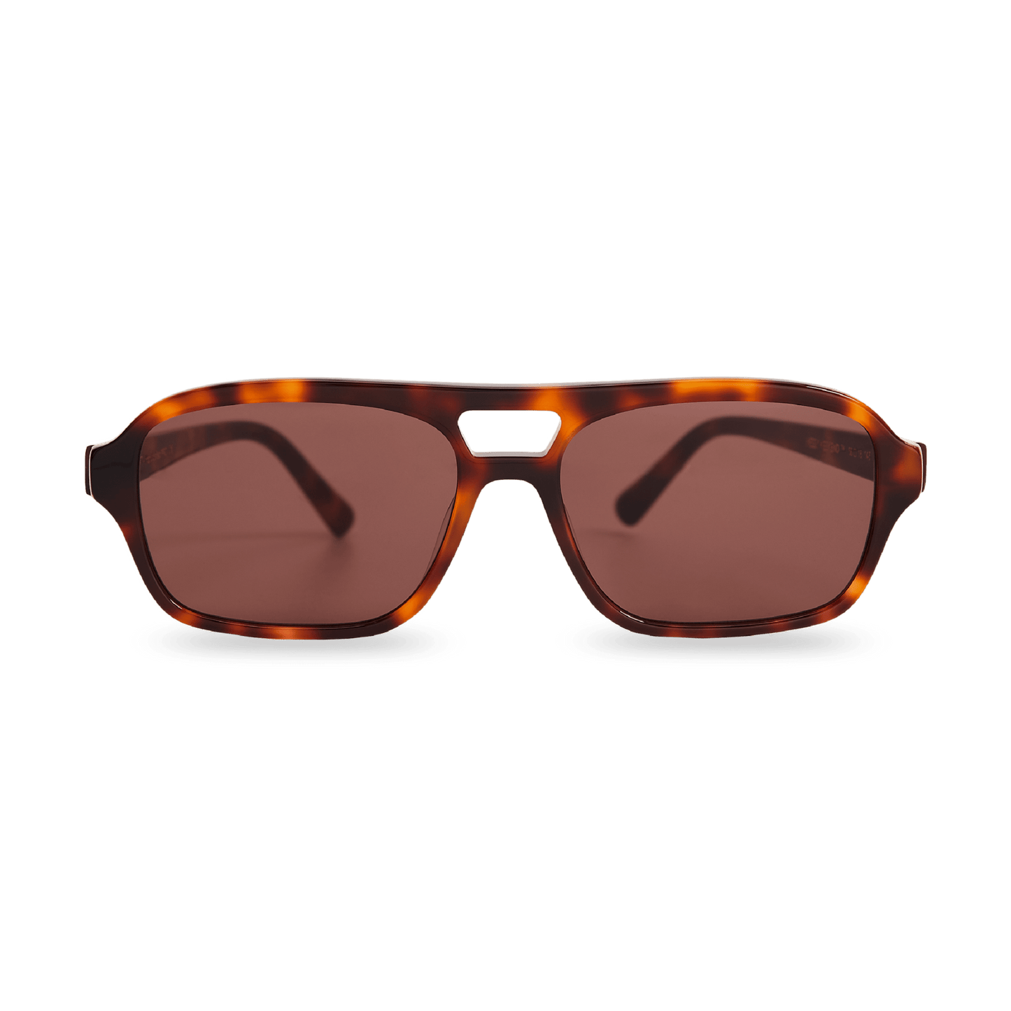 BURT Brown Tortoise Aviator Sunglasses by Messy Weekend