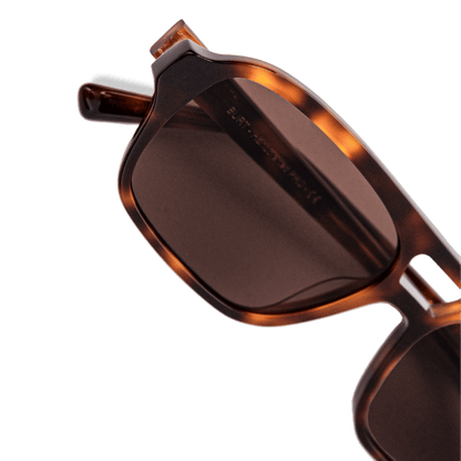 BURT Brown Tortoise Aviator Sunglasses by Messy Weekend