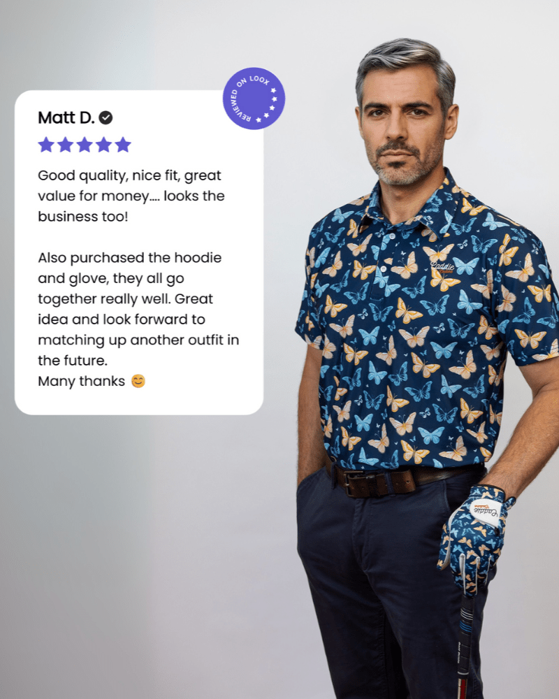 Butterflies Performance Golf Polo