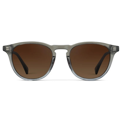 CAMERON Men's Round Polarised Sunglasses l Charcoal Grey - WMP Eyewear