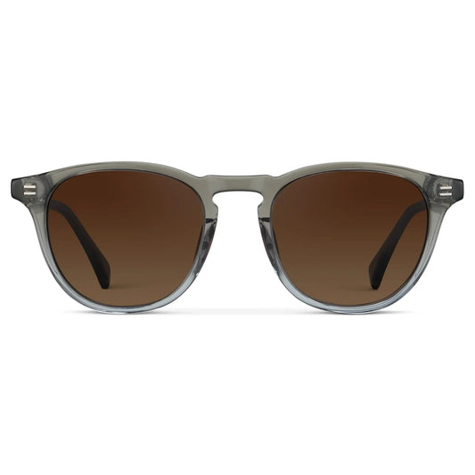 CAMERON Men's Round Polarised Sunglasses l Charcoal Grey - WMP Eyewear