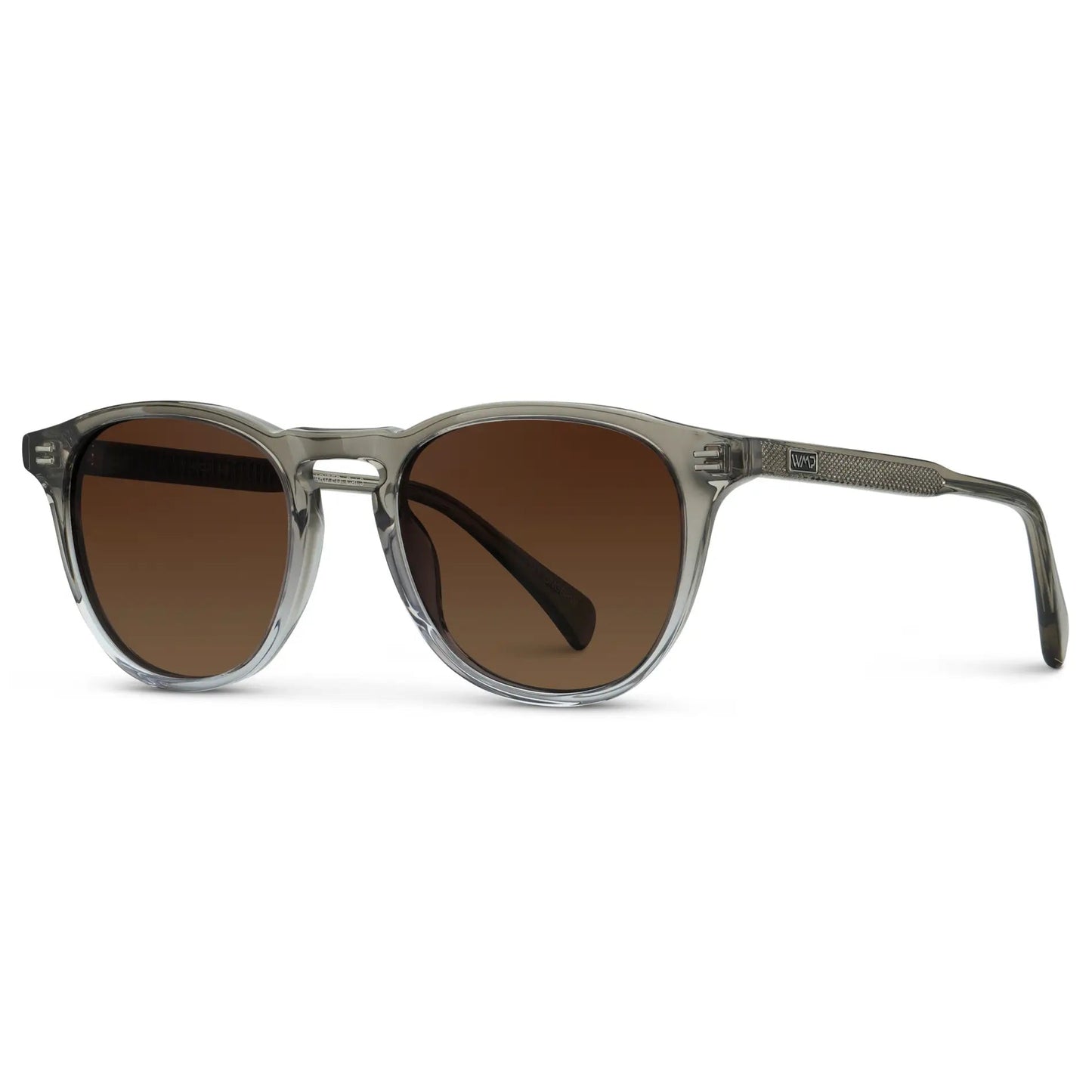 CAMERON Men's Round Polarised Sunglasses l Charcoal Grey - WMP Eyewear