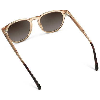 CAMERON Men's Round Polarised Sunglasses l Sand Brown - WMP Eyewear