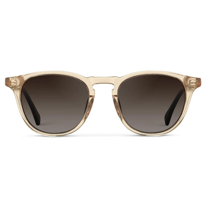 CAMERON Men's Round Polarised Sunglasses l Sand Brown - WMP Eyewear