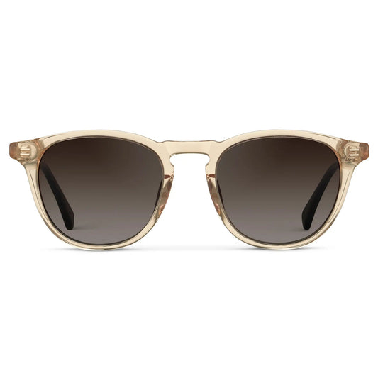 CAMERON Men's Round Polarised Sunglasses l Sand Brown - WMP Eyewear
