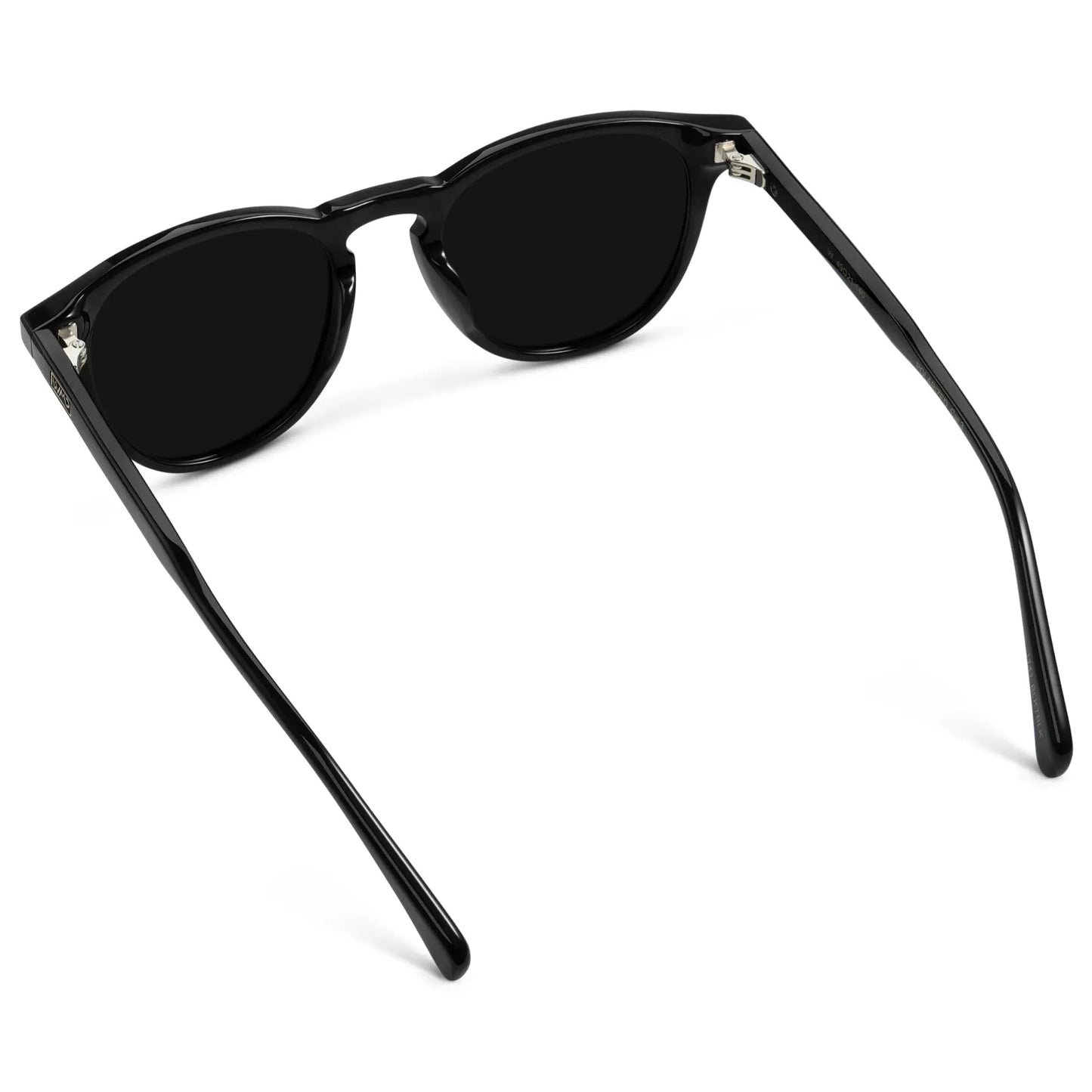 CAMERON Men's Round Polarised Sunglasses l Triple Black - WMP Eyewear