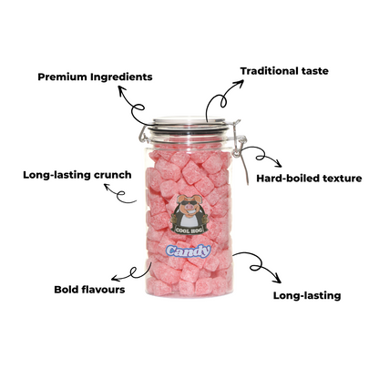 Tutti Frutti Cubes Candy Resealable Bag - 1KG