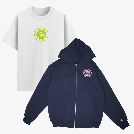 Unisex Premium Court Bundle – T-shirt & Hoodie Set for Comfort & Style  (15% saving)