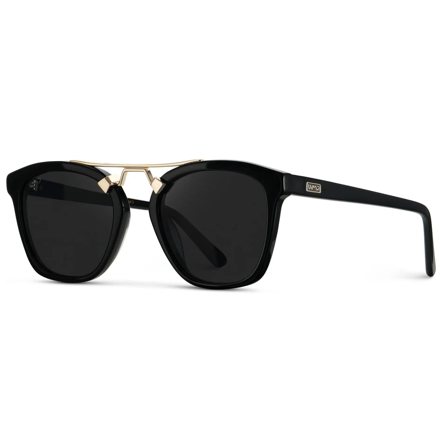 DEMI Oversized Women's Polarised Sunglasses in Black by WMP Eyewear
