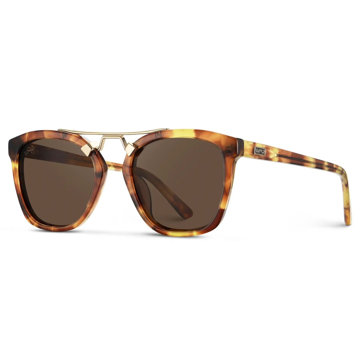 DEMI Oversized Women's Sunglasses in Honeycomb Tortoise WMP Eyewear