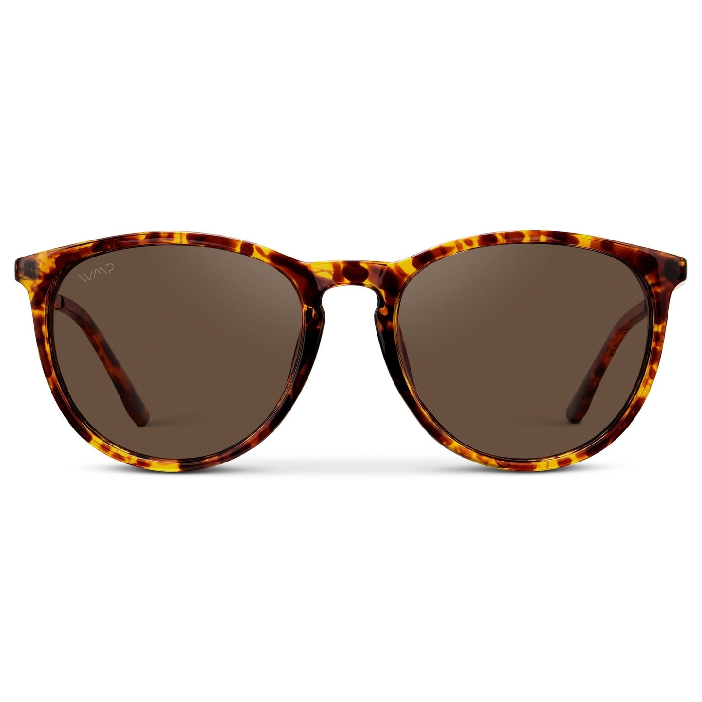 DREW Round Polarised Women's Sunglasses in Tortoise by WMP Eyewear