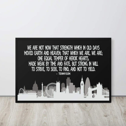 Tennyson Poem Poster