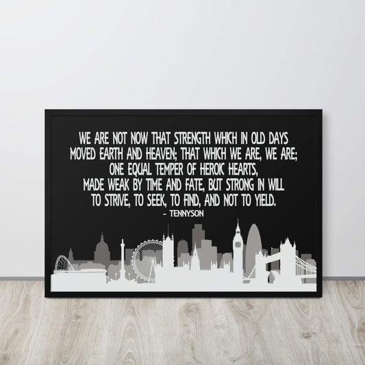 Tennyson Poem Poster