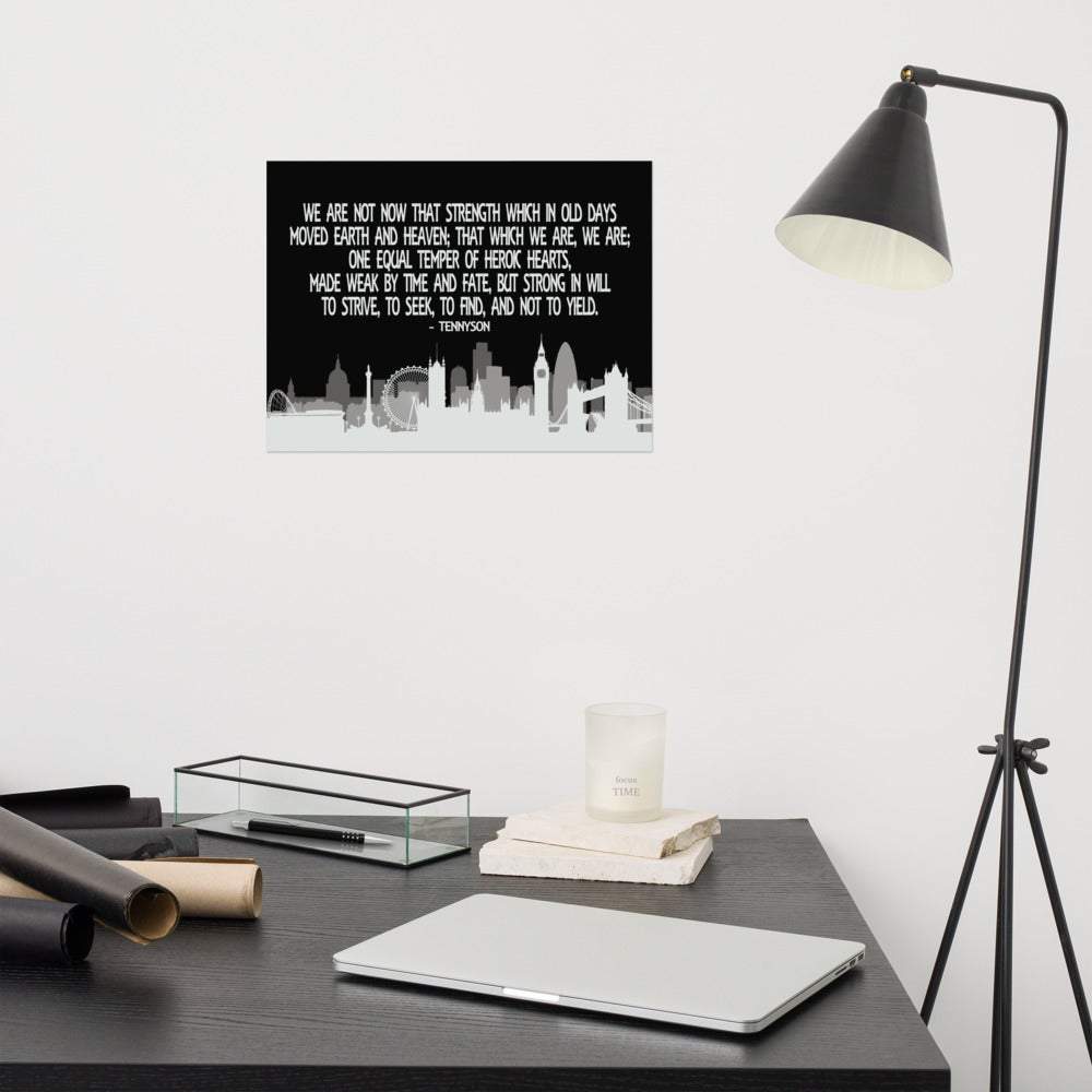 Tennyson Poem Poster