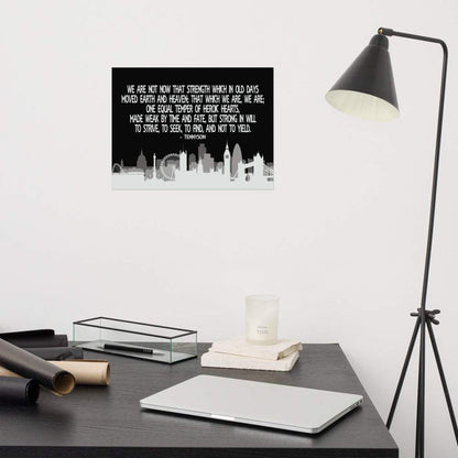 Tennyson Poem Poster