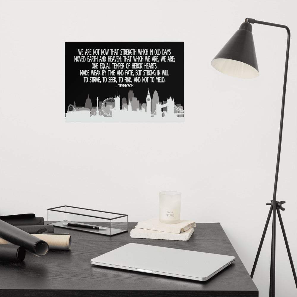 Tennyson Poem Poster
