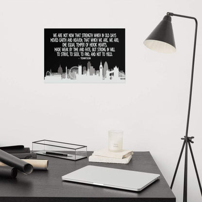 Tennyson Poem Poster