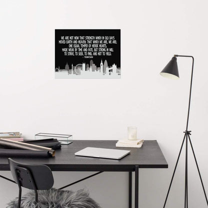 Tennyson Poem Poster