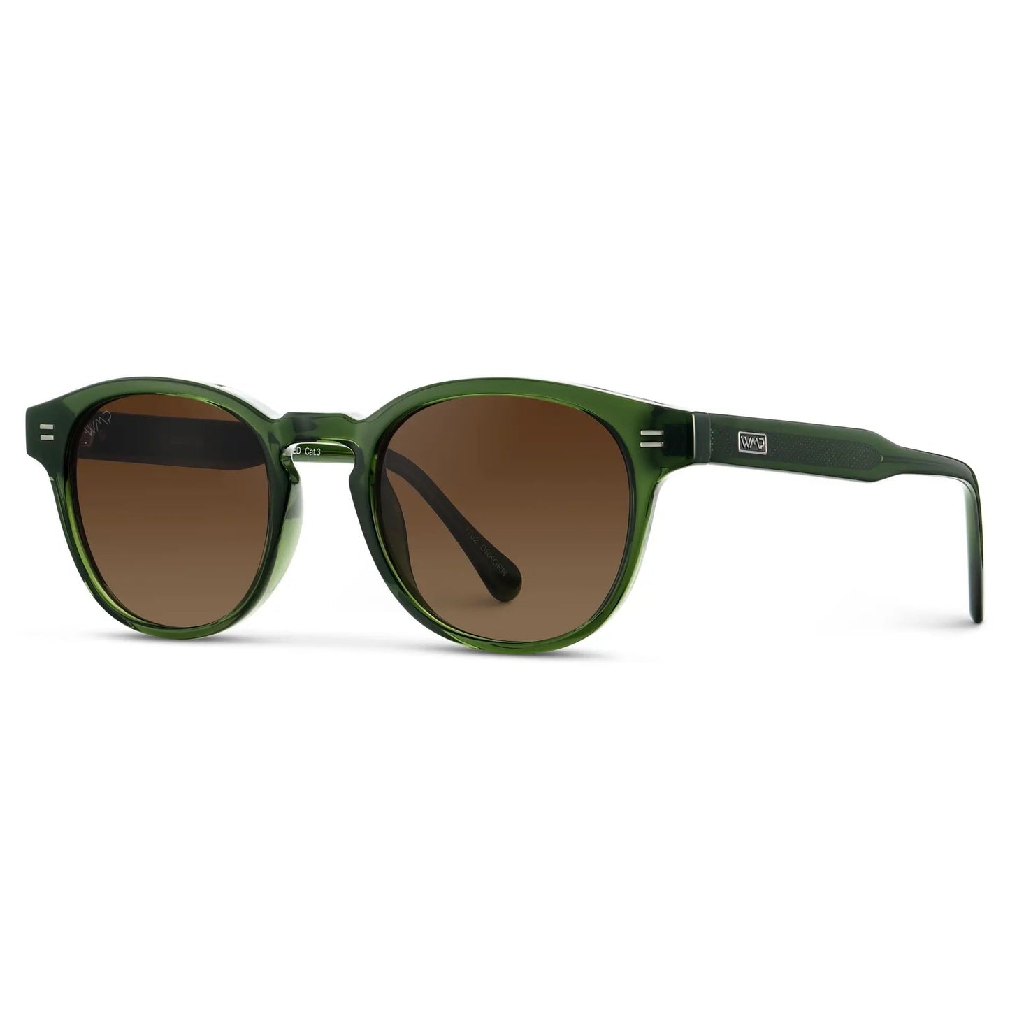 FELIX Mid-Century Polarised Unisex Sunglasses in Jade Green WMP Eyewear