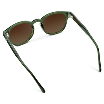 FELIX Mid-Century Polarised Unisex Sunglasses in Jade Green WMP Eyewear