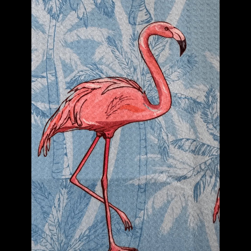 Flamingo Golf Towel