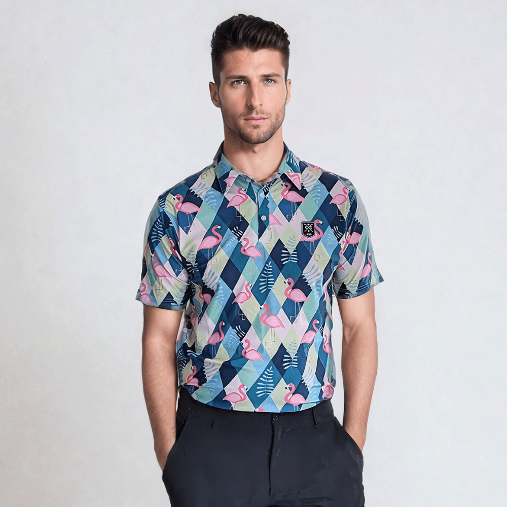 Flamingos Signature Golf Polo