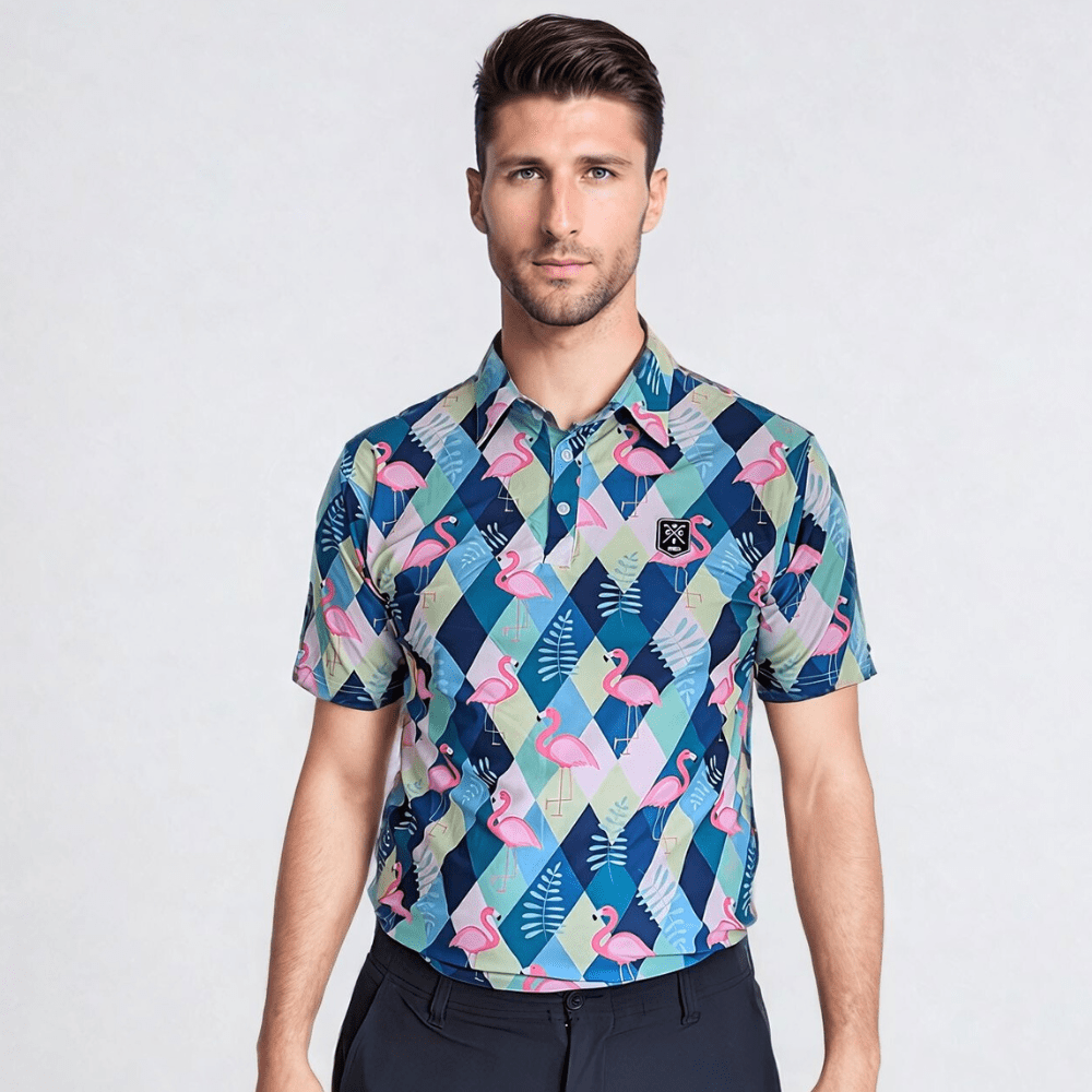 Flamingos Signature Golf Polo