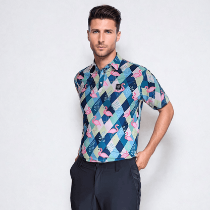 Flamingos Signature Golf Polo