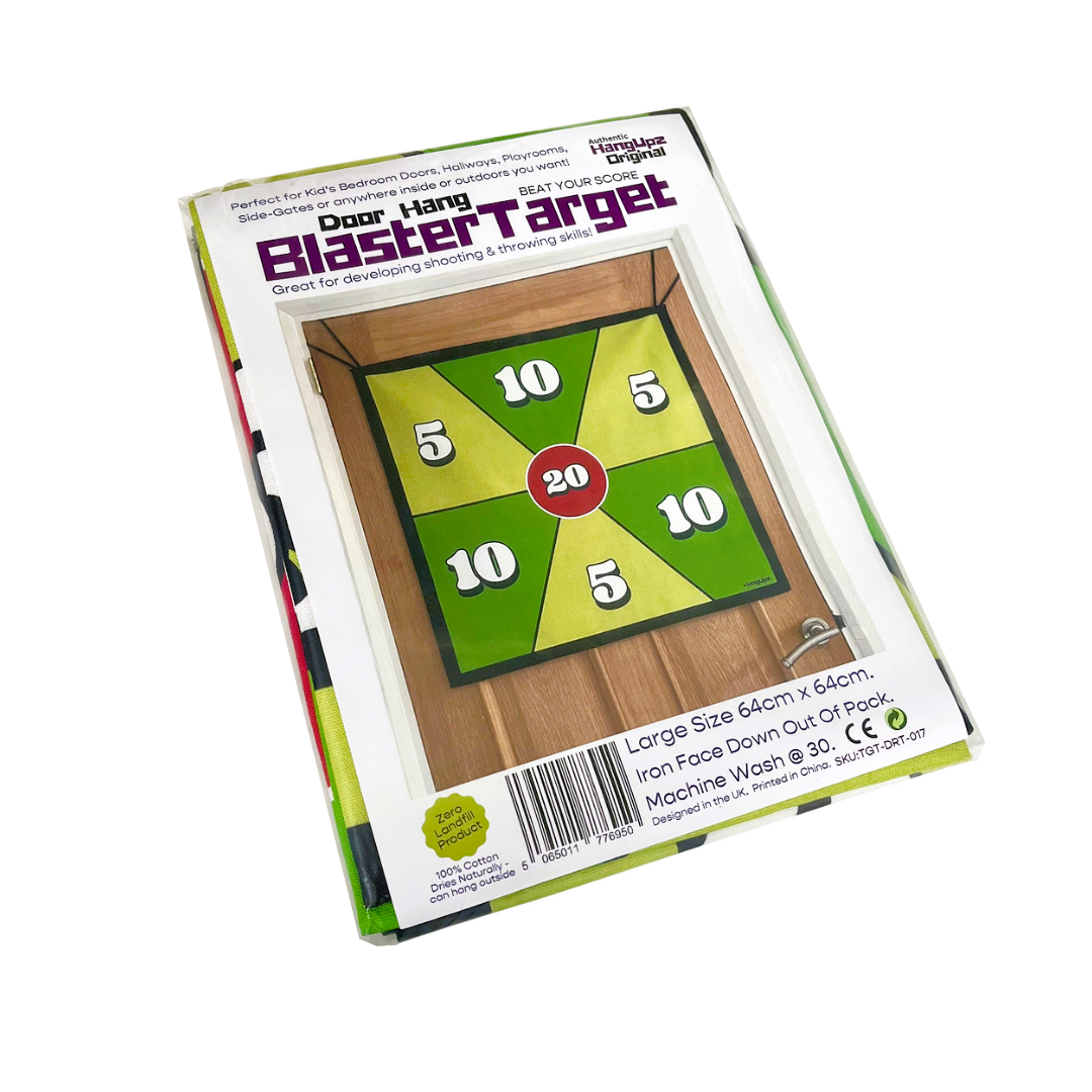 HANGUPZ 'Beat Your Score' Large Door-Hang Nerf Style Blaster Target Gift for Boys Girls