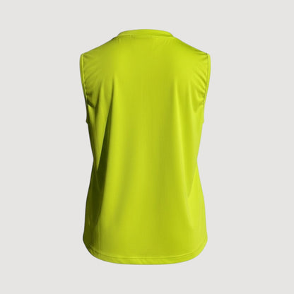 PERFORMANCE WOMEN'S COURT TANK - LIME GREEN
