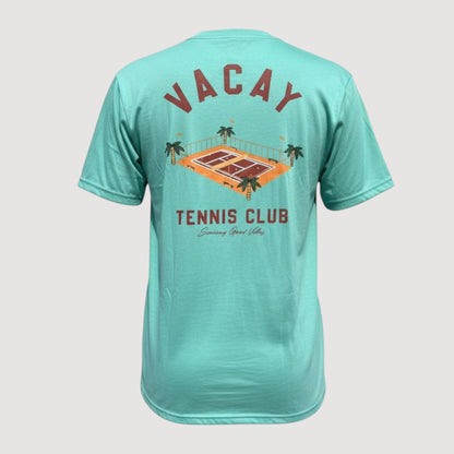 FRENCHY CLUB TENNIS T-SHIRT - UNISEX - MINT GREEN
