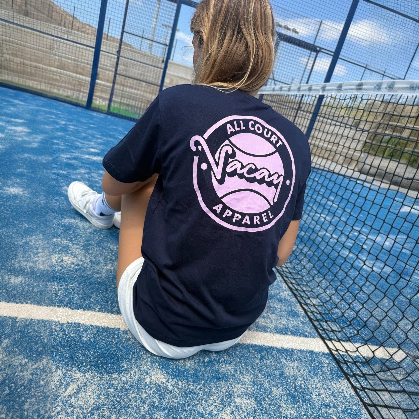 ADVANTAGE T-SHIRT - UNISEX - Navy/Violet