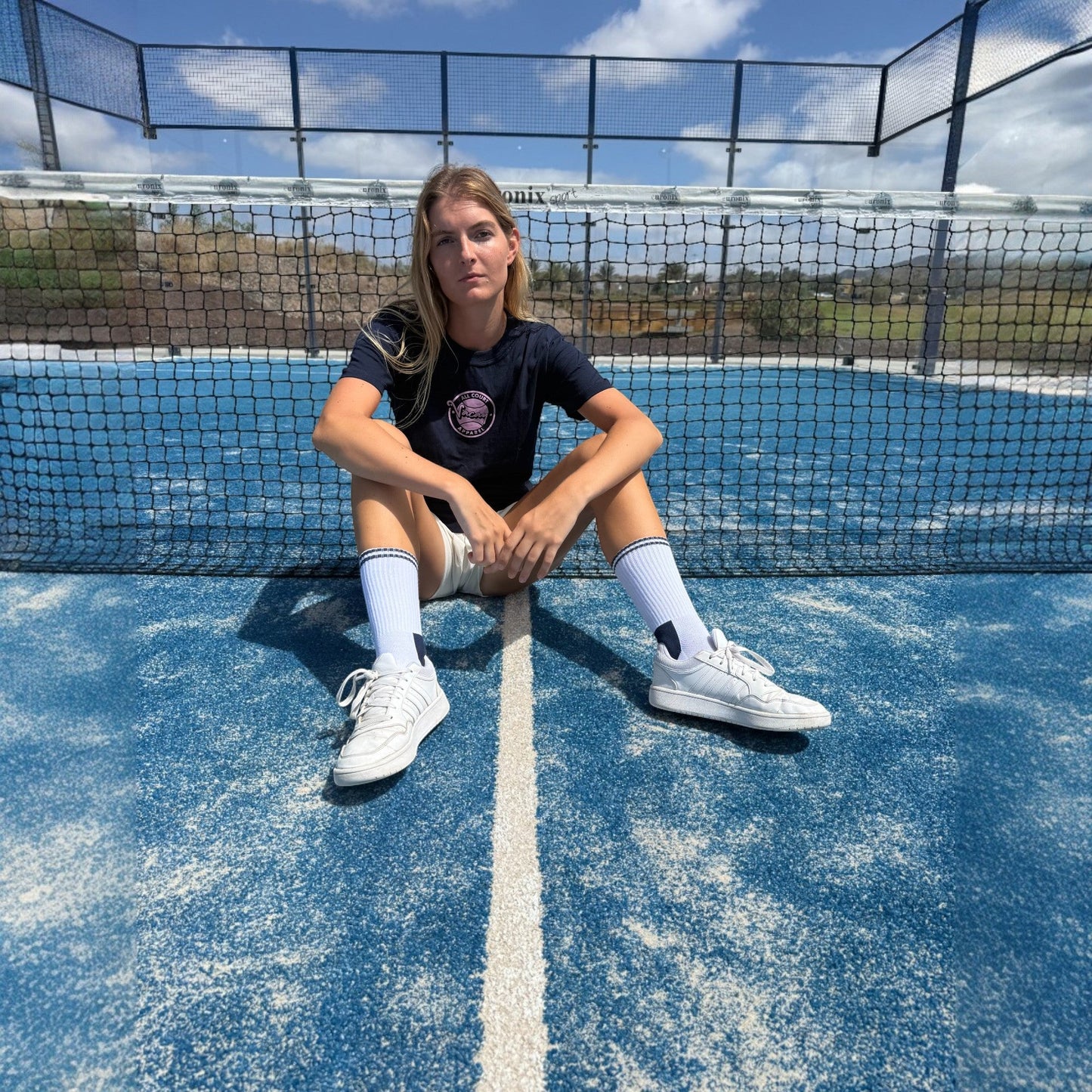 ADVANTAGE T-SHIRT - UNISEX - Navy/Violet