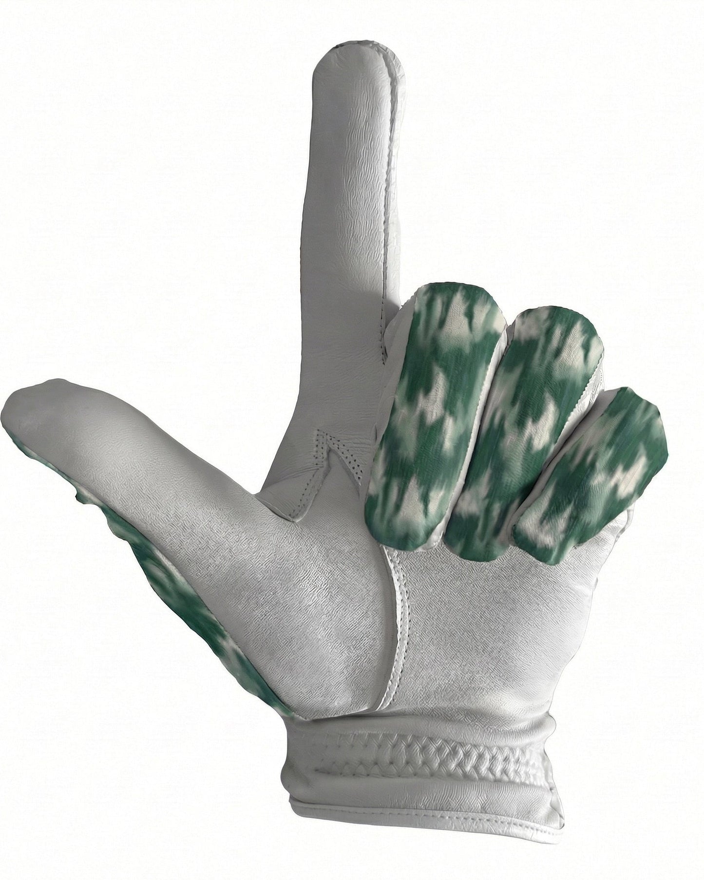 Premium Cabretta Leather Green Camo Golf Glove