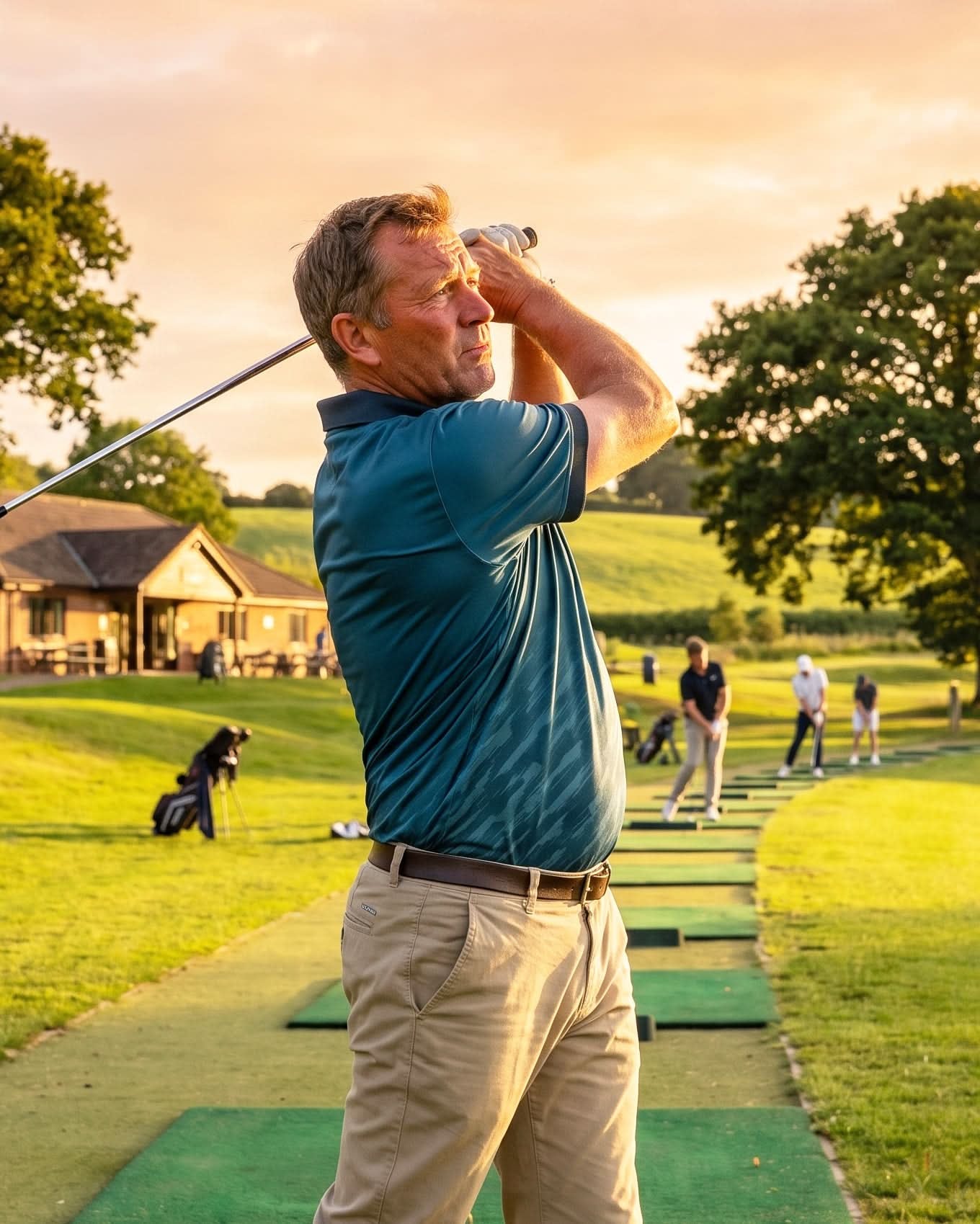 Emerald Fade Golf Polo