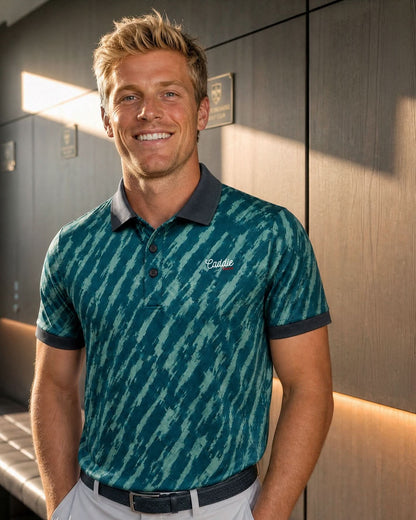 Emerald Surge Golf Polo