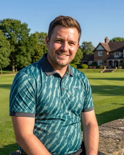 Emerald Surge Golf Polo