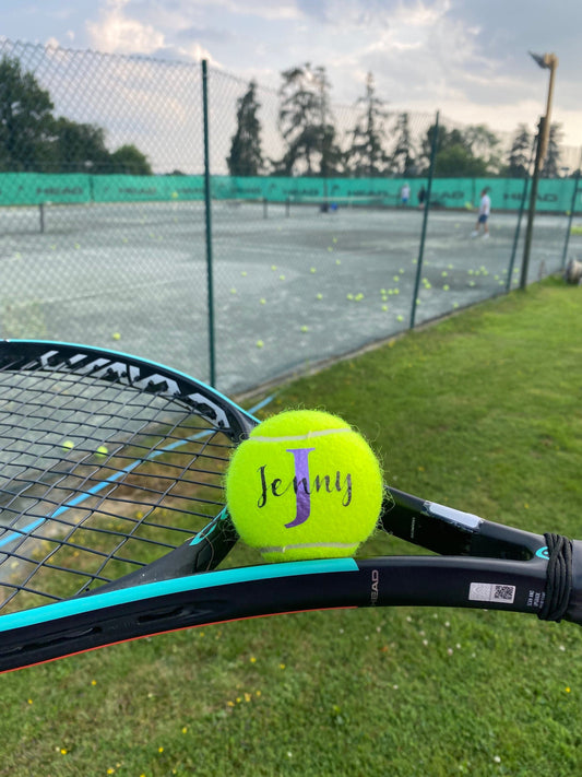 NTB -Personalised Adult Tennis balls - Initial & name