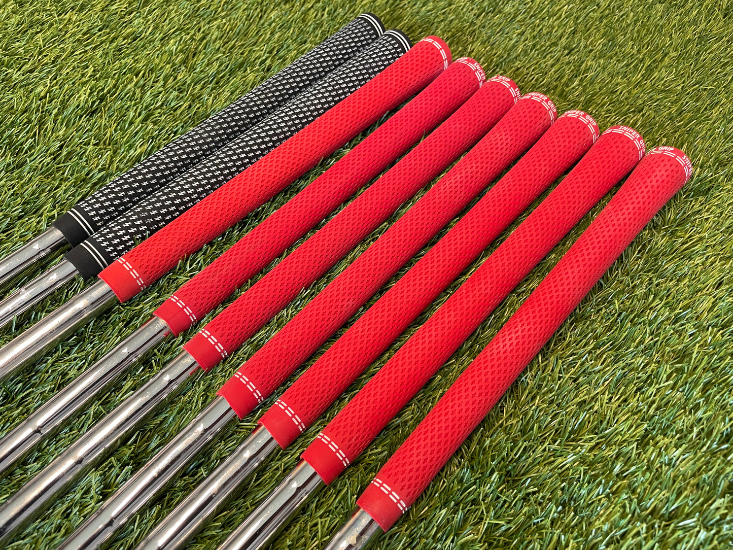 Ping Eye 2 Black Dot ⚫️ Stiff Flex Full Set 3-PW & SW With Brand New Grips Fitted