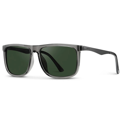 JACOB Rectangular Classic Men's Sunglasses in Steel Grey by WMP Eyewear